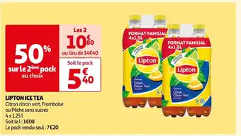 Auchan Lipton lipton ice tea offre
