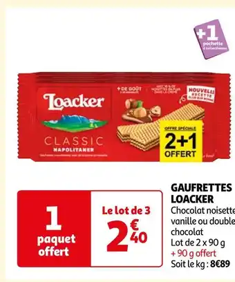 Loacker gaufrettes