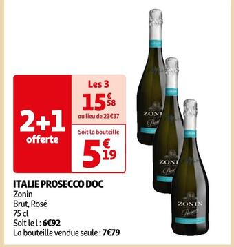 Auchan Italie prosecco doc offre