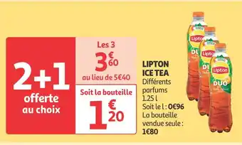 Auchan Supermarché Lipton ice tea offre