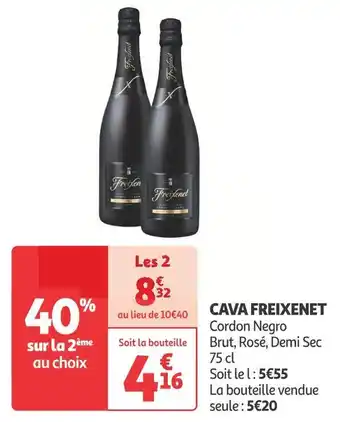 Auchan Supermarché Freixenet cava freixenet offre