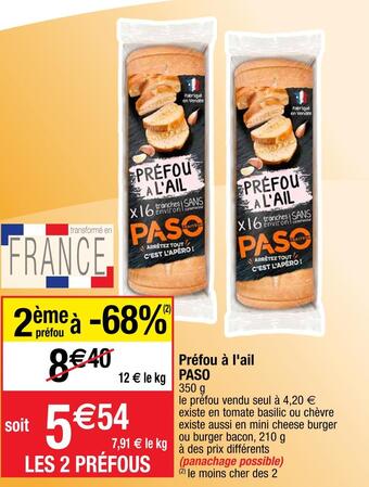 Paso préfou à l'ail