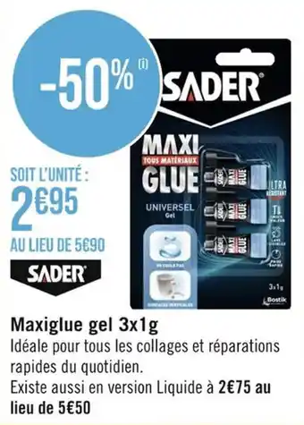 Maxiglue gel 3x1g
