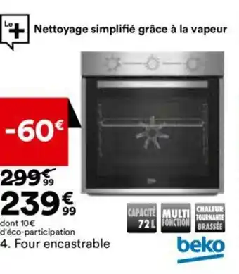 BUT Four encastrable offre