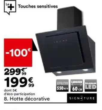 BUT Hotte décorative offre