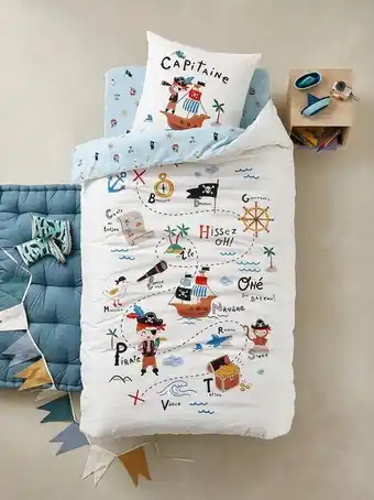Parure housse de couette + taie d'oreiller enfant p comme...