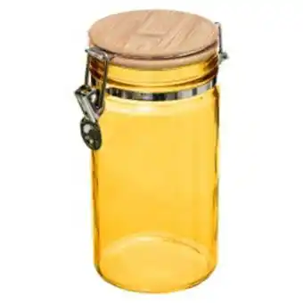 Bocal verre 1l moutarde modern