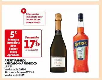 Auchan Apéritif apérol offre