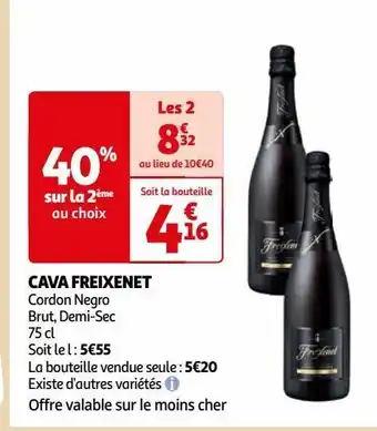 Auchan Cava freixenet offre