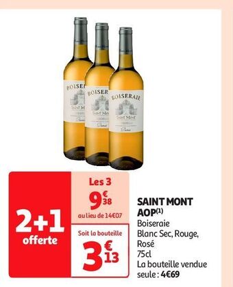 Auchan Supermarché Saint mont aop offre
