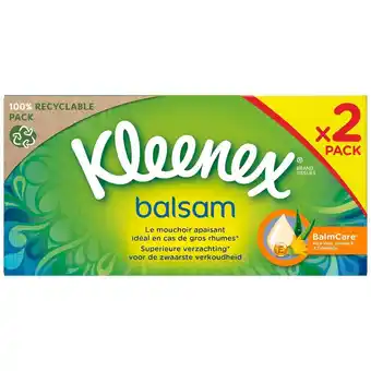 Boîte de mouchoir balsam kleenex