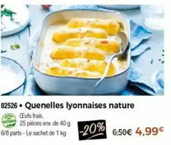 Thiriet Quenelles lyonnaises nature offre