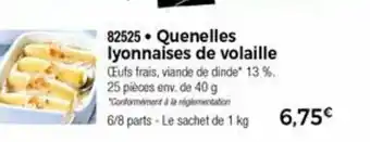 Thiriet Quenelles lyonnaises de volaille offre