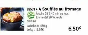 Thiriet 4 Soufflés au fromage offre