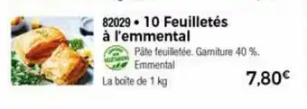 Thiriet 10 Feuilletés à l'emmental offre
