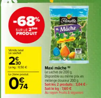 Carrefour Market Maxi mâché offre