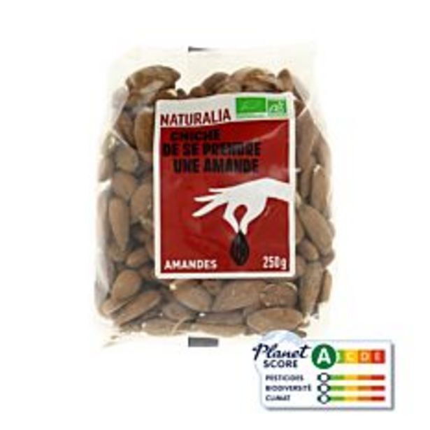 Naturalia Amandes décortiquées 250g bio offre