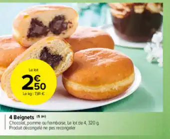 Carrefour Market 4 Beignets offre