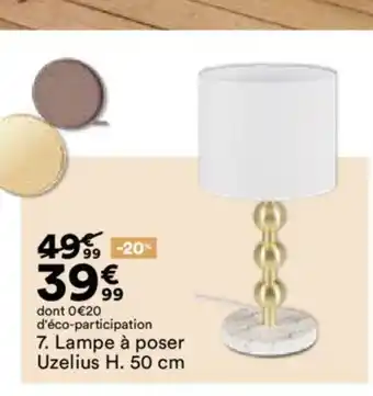 BUT 7. Lampe à poser Uzelius offre
