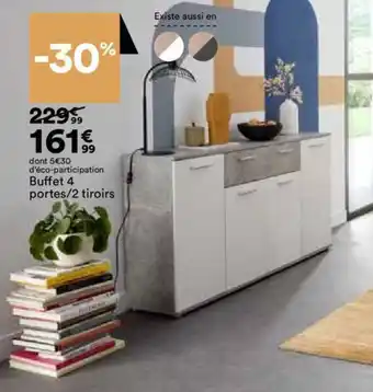BUT Buffet 4 portes/2 tiroirs offre