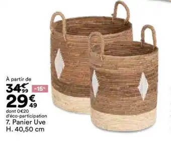 BUT 7. Panier Uve H. 40,50 cm offre
