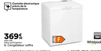 BUT 6. Congélateur coffre offre
