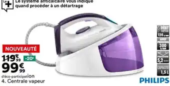 BUT 4. Centrale vapeur offre
