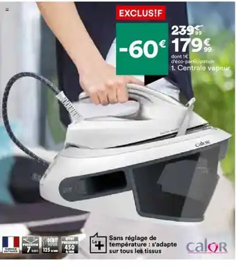 BUT 1. Centrale vapeur offre