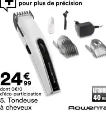 BUT Rowenta 5. Tondeuse à cheveux offre