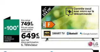 BUT LG 5. Téléviseur offre
