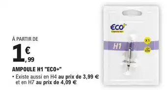 E.Leclerc L'Auto AMPOULE H1 "ECO+" offre