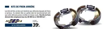 E.Leclerc L'Auto KIT DE FREIN ARRIÈRE offre