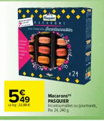 Macarons Pasquier