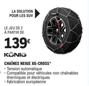 CHAĂNES NEIGE XG-CROSS*