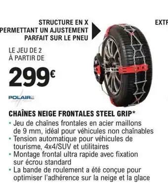 CHAĂNES NEIGE FRONTALES STEEL GRIP*