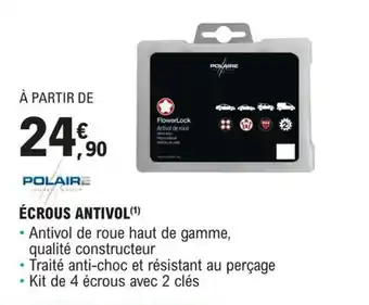 E.Leclerc L'Auto ÉCROUS ANTIVOL offre