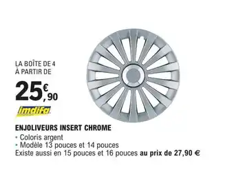E.Leclerc L'Auto ENJOLIVEURS INSERT CHROME offre