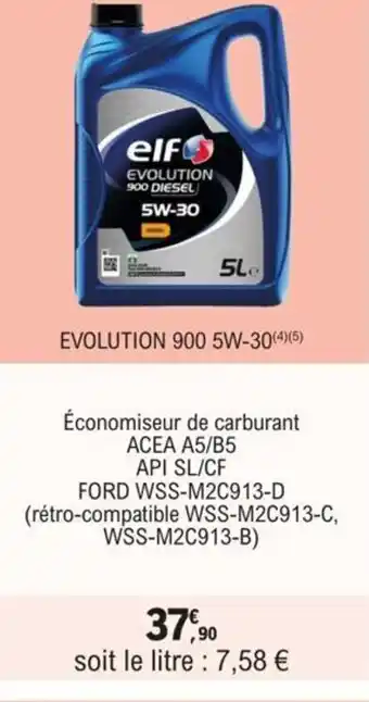 EVOLUTION 900 5W-30