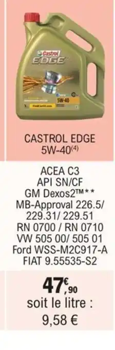 CASTROL EDGE 5W-40(4)