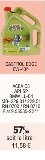 CASTROL EDGE OW-40(4)
