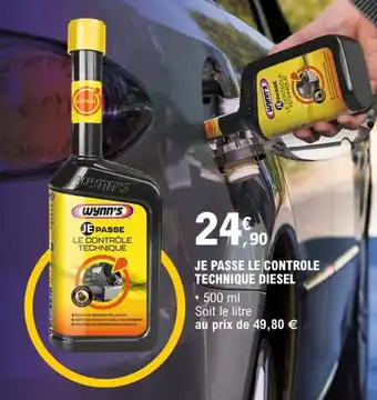 JE PASSE LE CONTROLE TECHNIQUE DIESEL