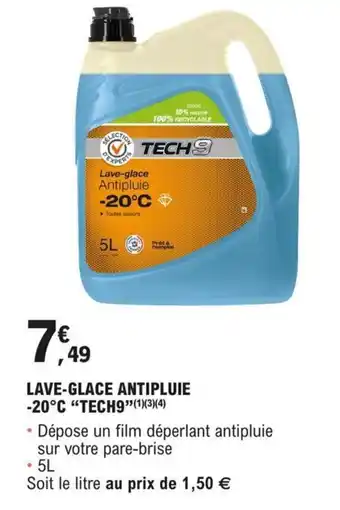 E.Leclerc L'Auto LAVE-GLACE ANTIPLUIE offre