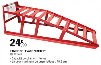 RAMPE DE LEVAGE "FOXTER"