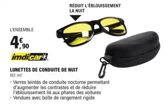 E.Leclerc L'Auto LUNETTES DE CONDUITE DE NUIT offre