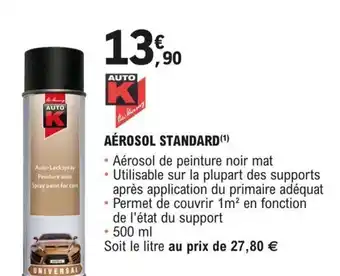 AÉROSOL STANDARD (¹)