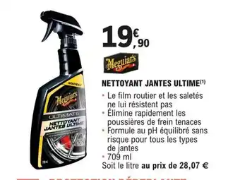 E.Leclerc L'Auto NETTOYANT JANTES ULTIME(¹) offre