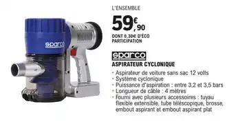 E.Leclerc L'Auto ASPIRATEUR CYCLONIQUE offre