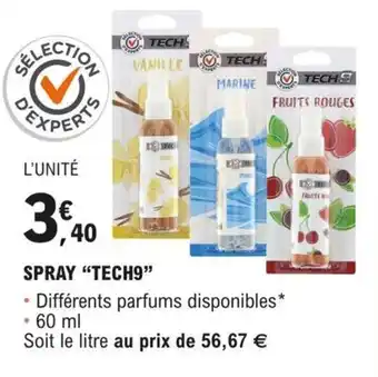 E.Leclerc L'Auto SPRAY "TECH9" offre