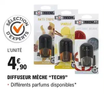 E.Leclerc L'Auto DIFFUSEUR MÈCHE "TECH9" offre