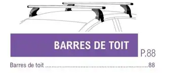 E.Leclerc L'Auto BARRES DE TOIT offre